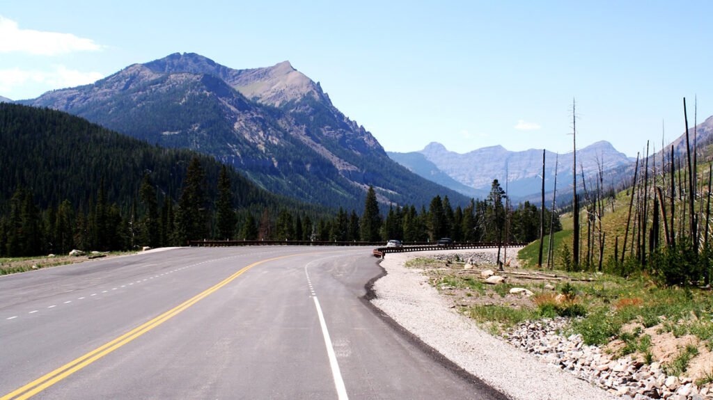 Rural highway engineering project through mountainous terrain
